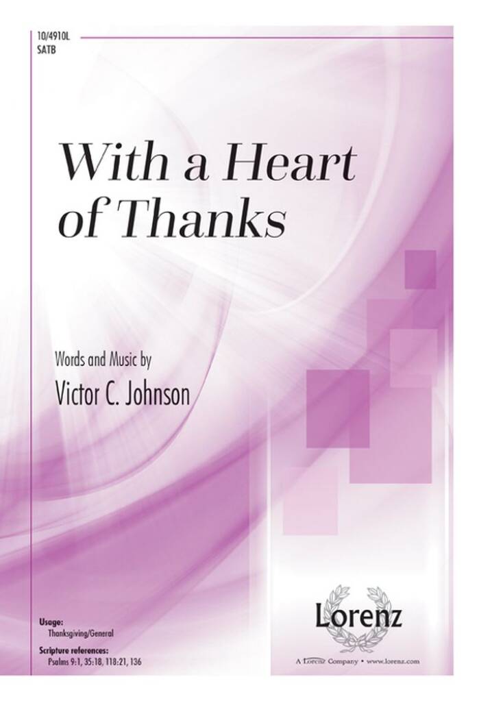 With A Heart Of Thanks